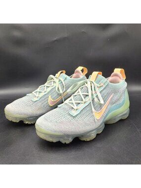 Nike Air VaporMax Flyknit "Light Dew" Women's 8.5 Athletic Shoe Woven DH4088-300